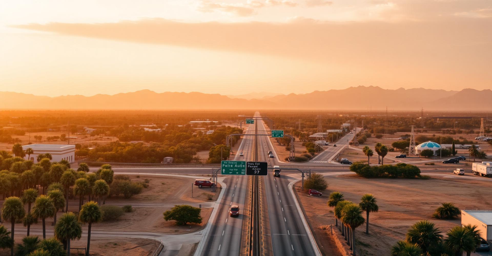 Rio Grande Valley at golden hour